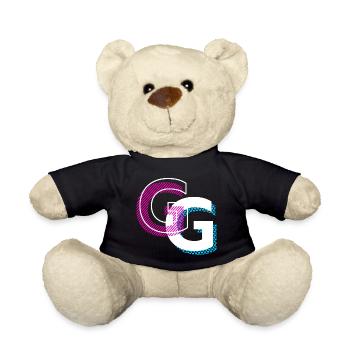 Graffiti G Design Geschenk - Teddy - Schwarz - Vorne