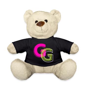 Anfangsbuchstabe G - Teddy - Schwarz - Vorne