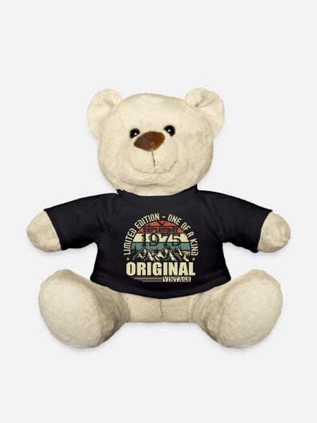 Geburtstag September 1975 Limited Edition Legende - Teddy - Schwarz