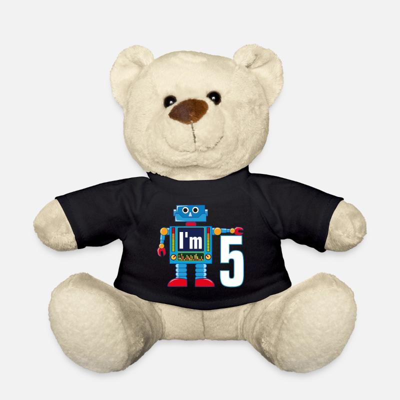 Roboter 5 Jahre - Teddy - Schwarz