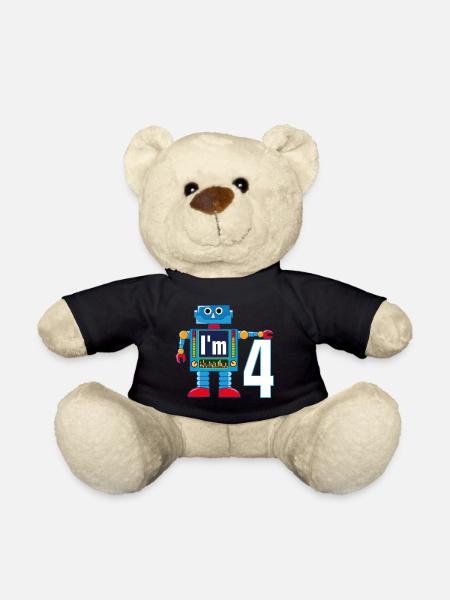 Roboter 4 Jahre - Teddy - Schwarz