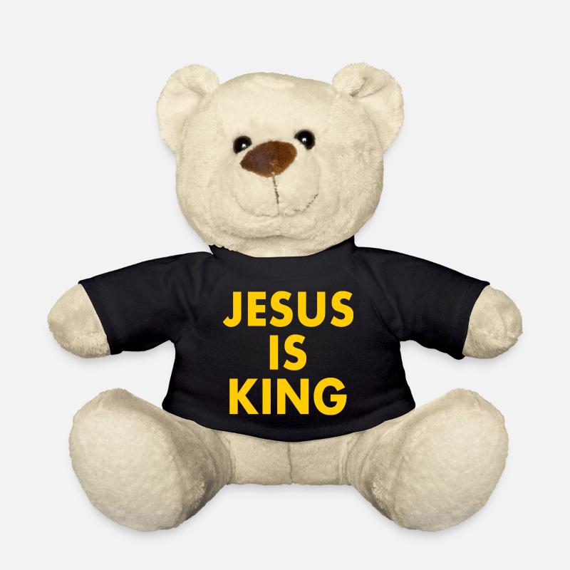 Jesus is king - Nounours - noir