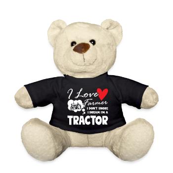 Agriculteur Don t Snore I Dream I m A Tractor Driver - Nounours - noir - Devant