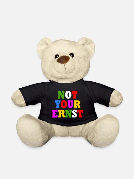 Not your ernst - Teddy - Schwarz