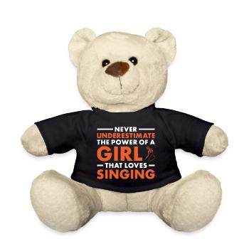 Singer Never Underestimate The Power Of A Girl - Teddy - Schwarz - Vorne