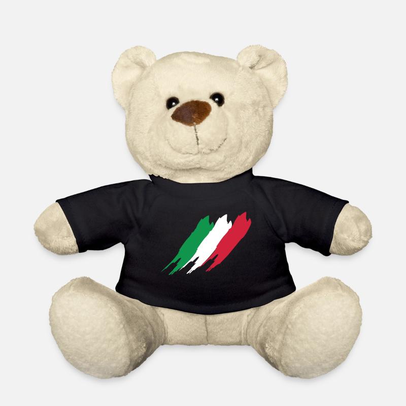 DRAPEAU ITALIE - Nounours - noir