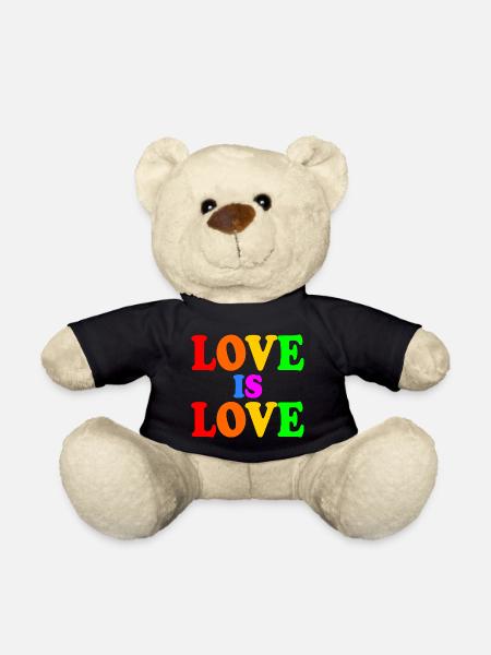 Love is love - Teddy - Schwarz