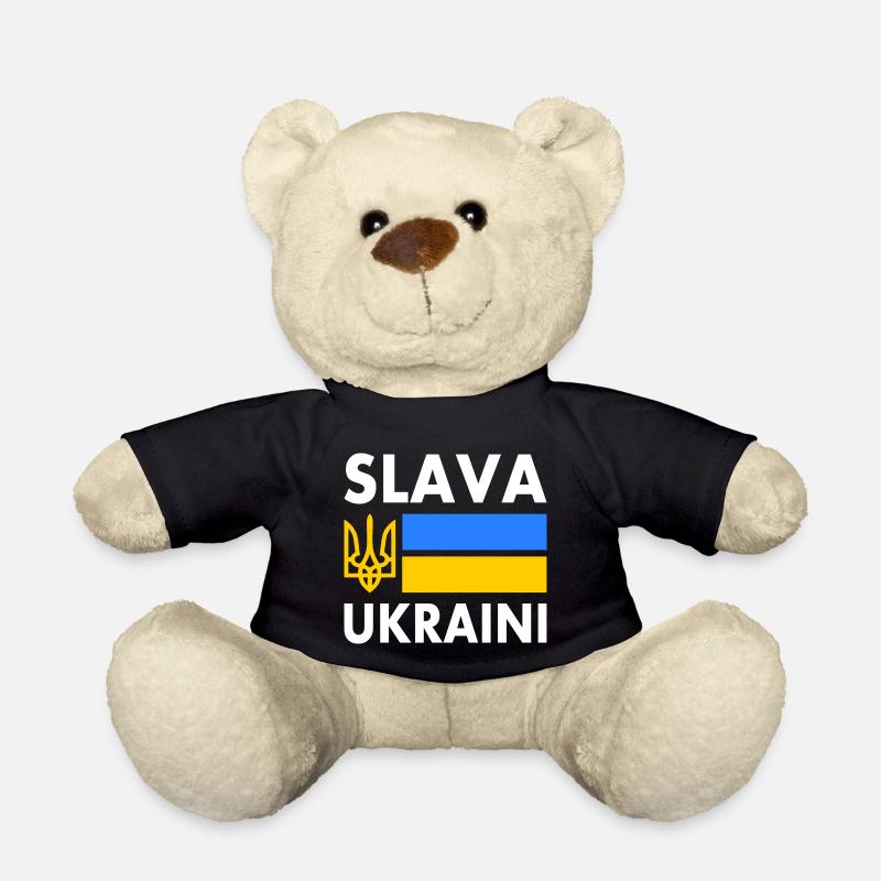 Slava ukraini - Nounours - noir