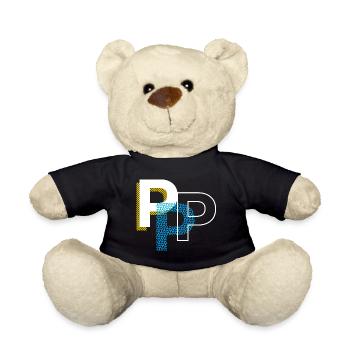 Anfangsbuchstabe P - Teddy - Schwarz - Vorne