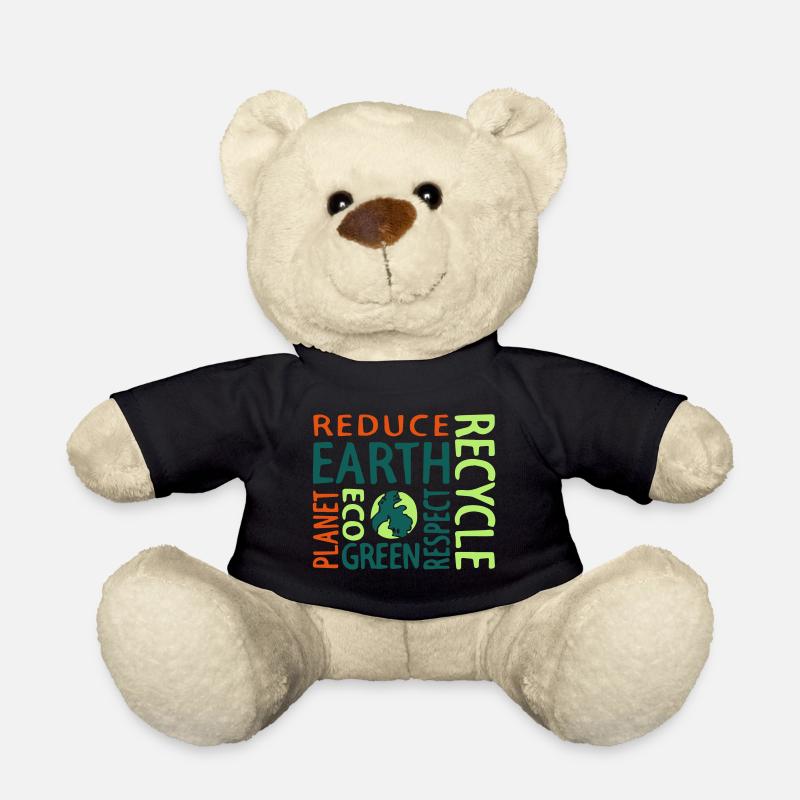 Save the planet - Teddy Bear - black