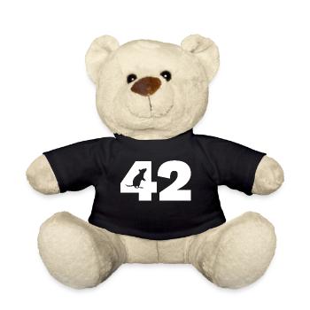 42 - Maus - Teddy - Schwarz - Vorne