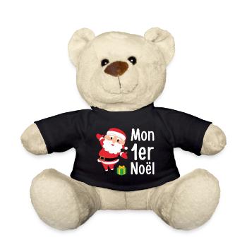 Mon premier Noël - Nounours - noir - Devant