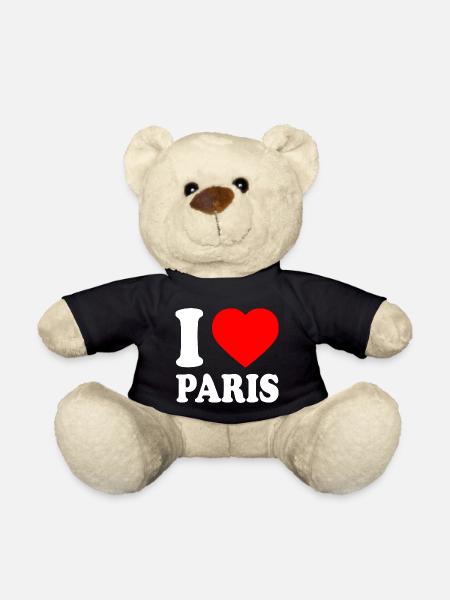 I love paris - Nounours - noir