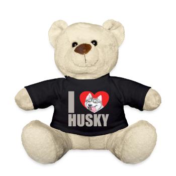 Husky Glitter Dog Owner Dog Hair - Nounours - noir - Devant