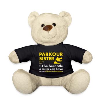 Traceur Sister Definition Parkour - Teddy Bear - black - Front