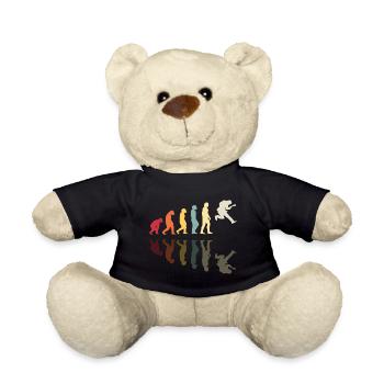 Human Evolution Band Gitarre Retro Vintage Guitari - Teddy - Schwarz - Vorne