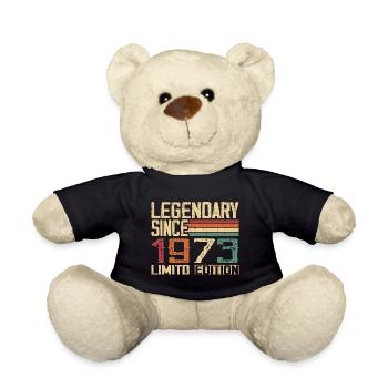 Original 1973 Vintage Cadeau D’anniversaire 1973 - Nounours - noir - Devant