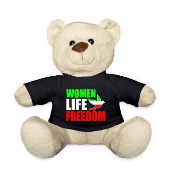 Women life freedom - Teddy Bear - black - Front