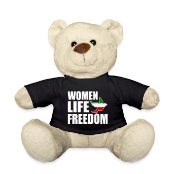 Women life freedom - Teddy Bear - black - Front
