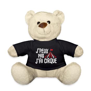 J'peux pas j'ai cirque - Nounours - noir - Devant