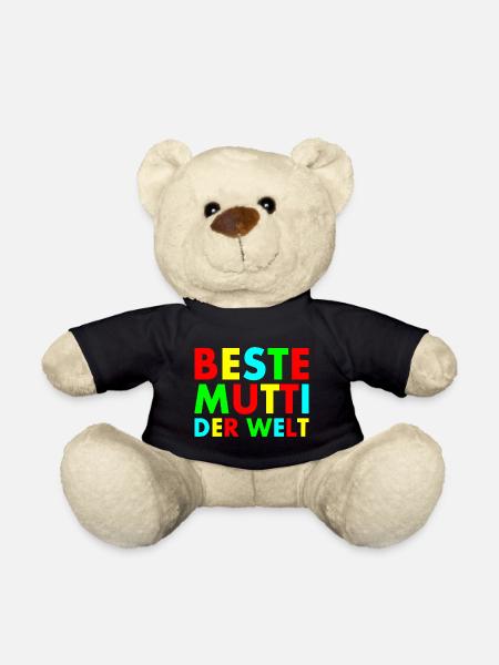 Beste mutti der welt - Teddy - Schwarz