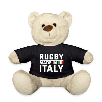 Rugby Made From Italy Rugby - Teddy - Schwarz - Vorne