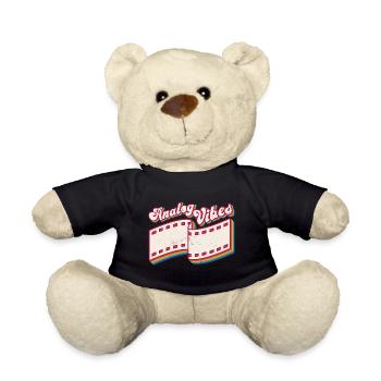 Retro Photographer Vintage Analog Vibes - Teddy - Schwarz - Vorne