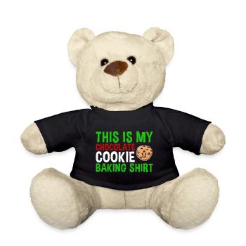 Cuisson au chocolat Biscuit de Noël Cuisson Biscuit - Nounours - noir - Devant