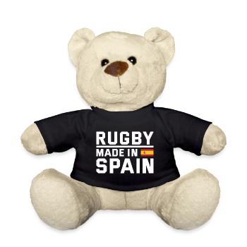 Rugby Made From Spain Rugby - Teddy Bear - black - Front