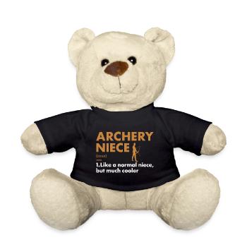 Sport Niece Archery - Teddy Bear - black - Front
