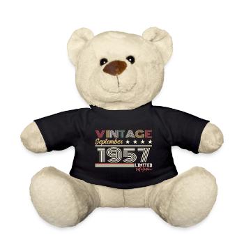 Vintage Septembre 1957 Septembre 1957 September - Nounours - noir - Devant