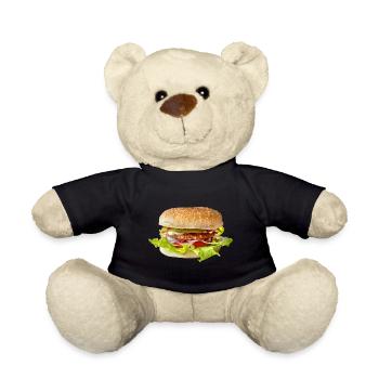 Hamburger - Teddy - Schwarz - Vorne