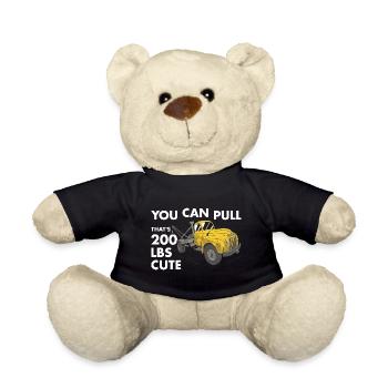 Vous pouvez tirer 200 livres c’est une dépanneuse mignonne - Nounours - noir - Devant