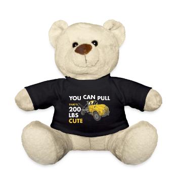 Vous pouvez tirer 200 livres c’est une dépanneuse mignonne - Nounours - noir - Devant