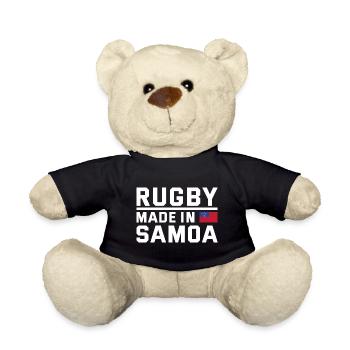 Rugby fabriqué à partir de Samoa Rugby - Nounours - noir - Devant