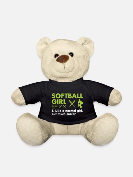 Sport Girl Definition Softball - Teddy - Schwarz