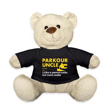 Traceur Uncle Definition Parkour - Teddy Bear - black - Front
