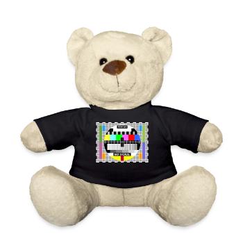 Testbild test card status no signal screen Display - Teddy - Schwarz - Vorne