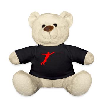 fencing fechten floret sword parry samurai3 - Teddy - Schwarz - Vorne