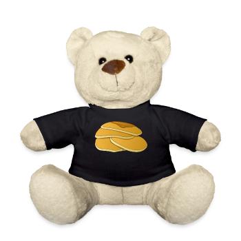 pancake pancakes crepes breakfast breakfast16 - Teddy Bear - black - Front