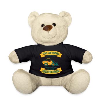 Tous les hommes naissent - Nounours - noir - Devant