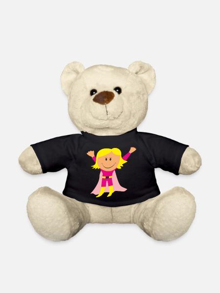 Girl - Teddy - Schwarz