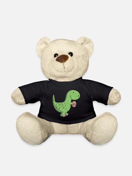 Dino und das bunte Ei - Teddy - Schwarz
