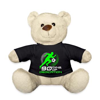 Cadeau de fan de football de la Ligue de football - Nounours - noir - Devant