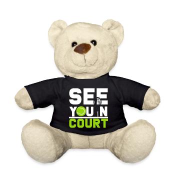 court de tennis - Nounours - noir - Devant
