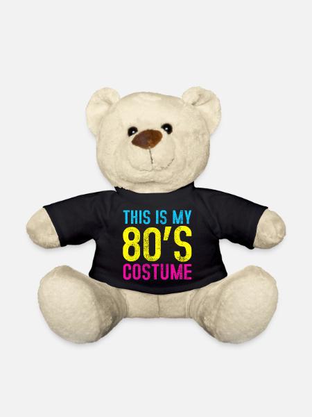 80s - Teddy Bear - black
