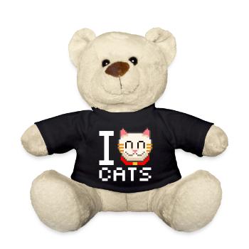 J'adore les chats - Nounours - noir - Devant