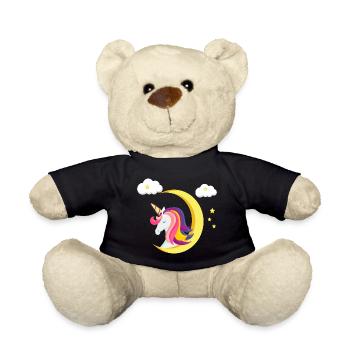 Licorne - Licorne - Nounours - noir - Devant