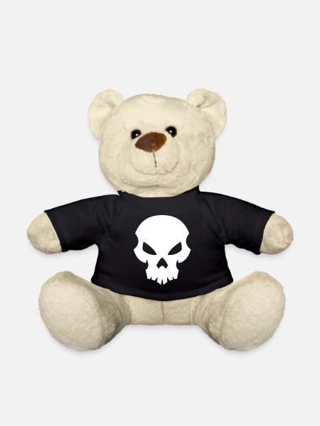 Totenkopf - Teddy - Schwarz