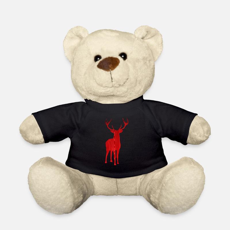 Rentier Weihnachtlich - Teddy - Schwarz